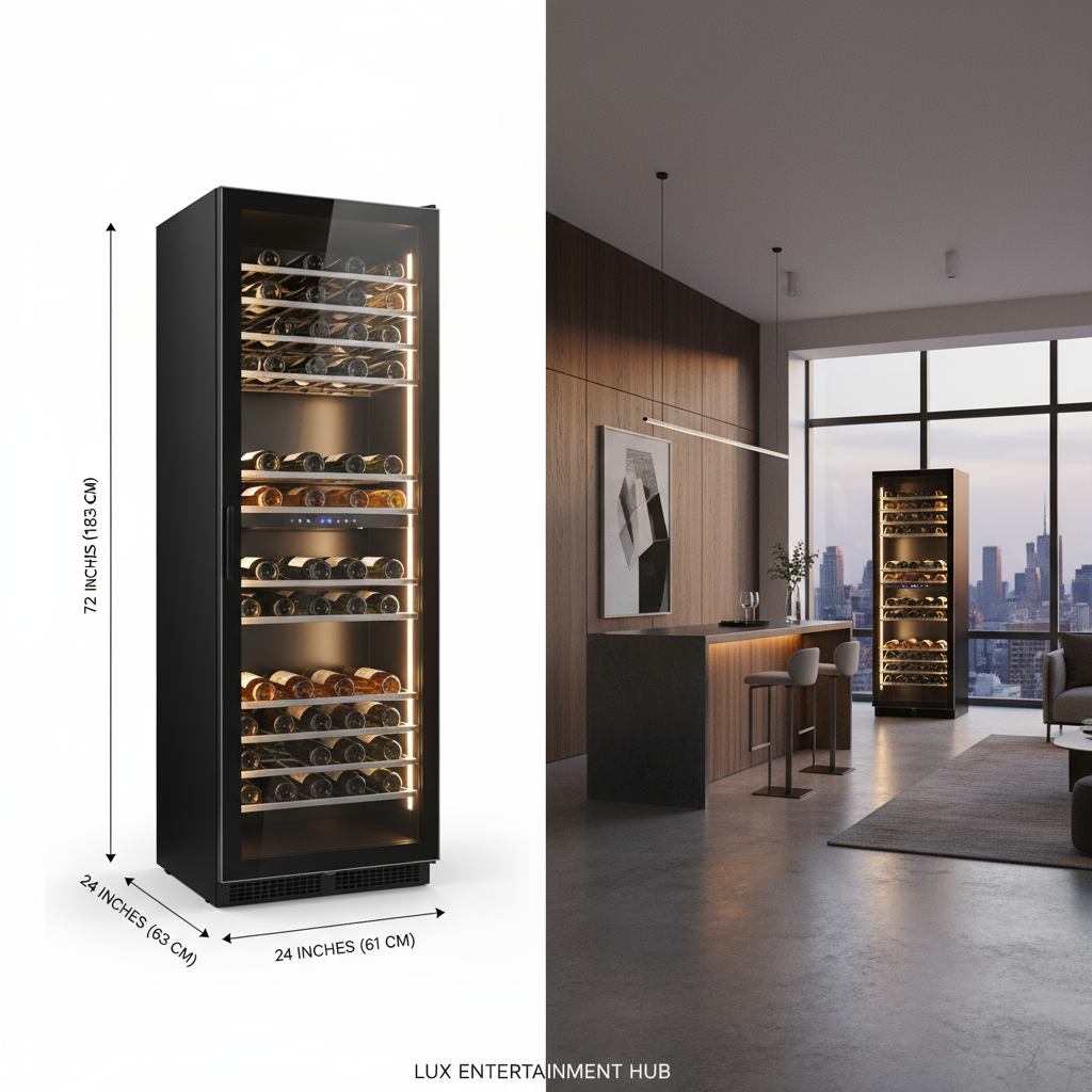 Wine Cooler -Freestanding - Hamburg - Lux Entertainment Hub